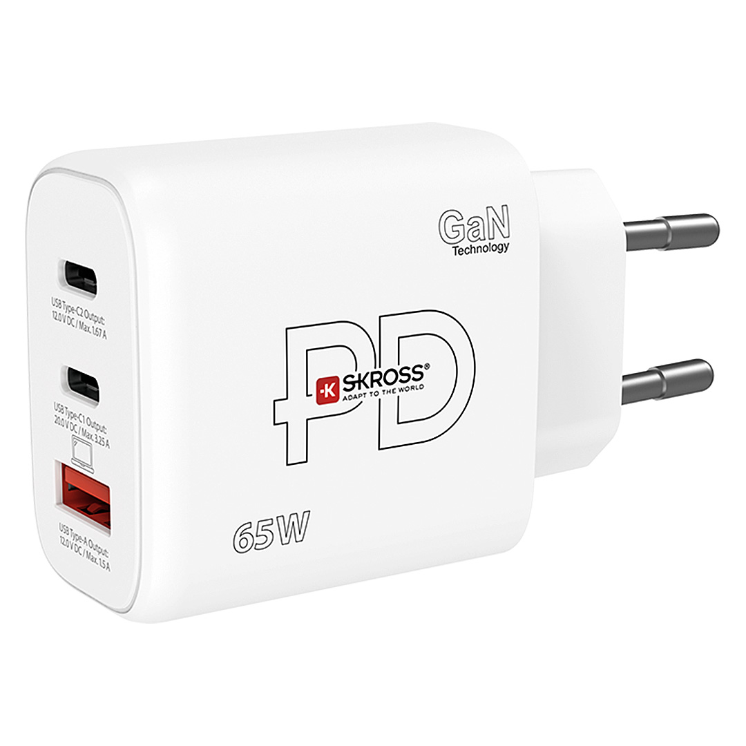 POWER CHARGER 65W PD EU Zidni punjač